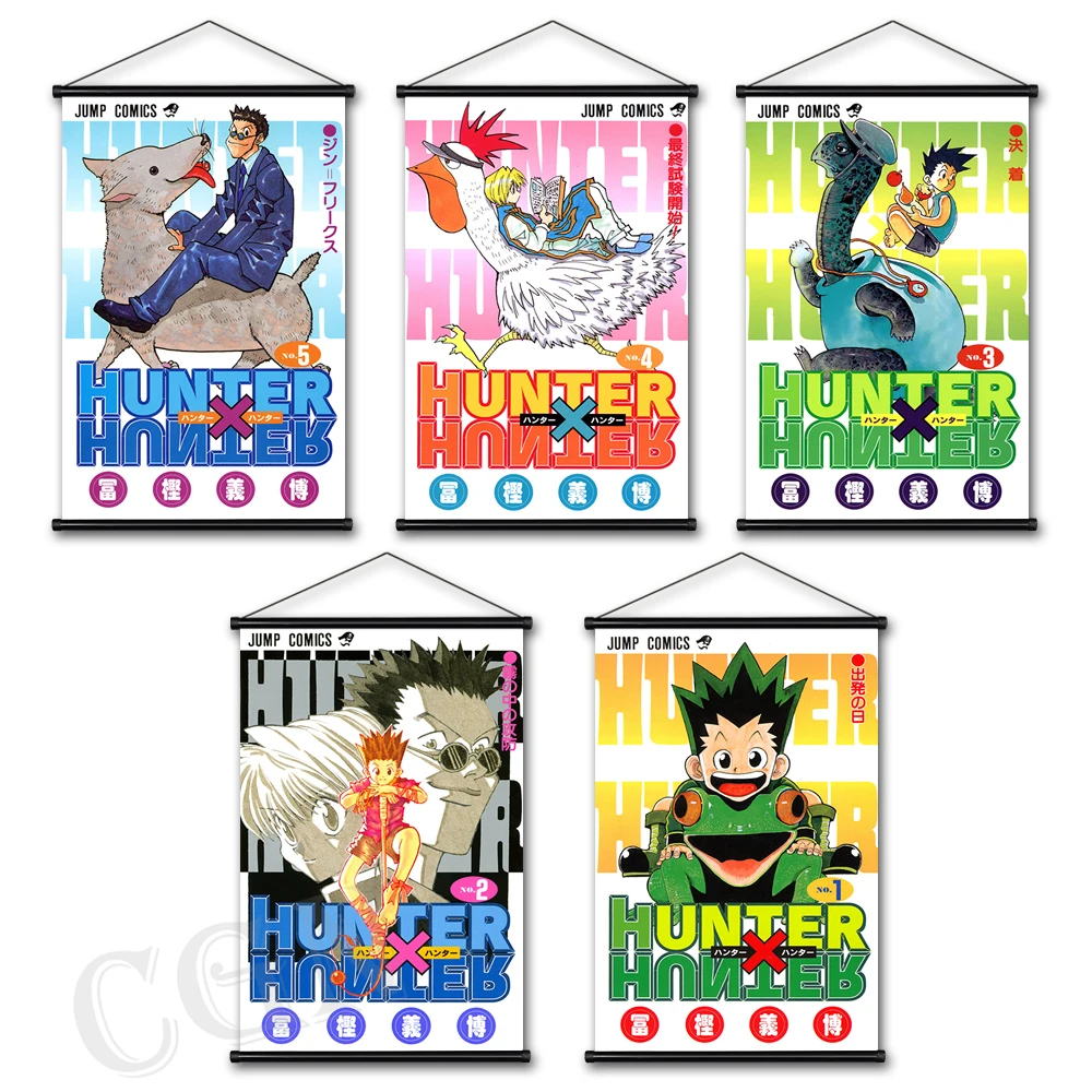 

HUNTERxHUNTER Canvas Painting Posters and Prints GON FREECSS Wall Art Picture Cuadros for Living Room Hanging Scrolls Home Decor