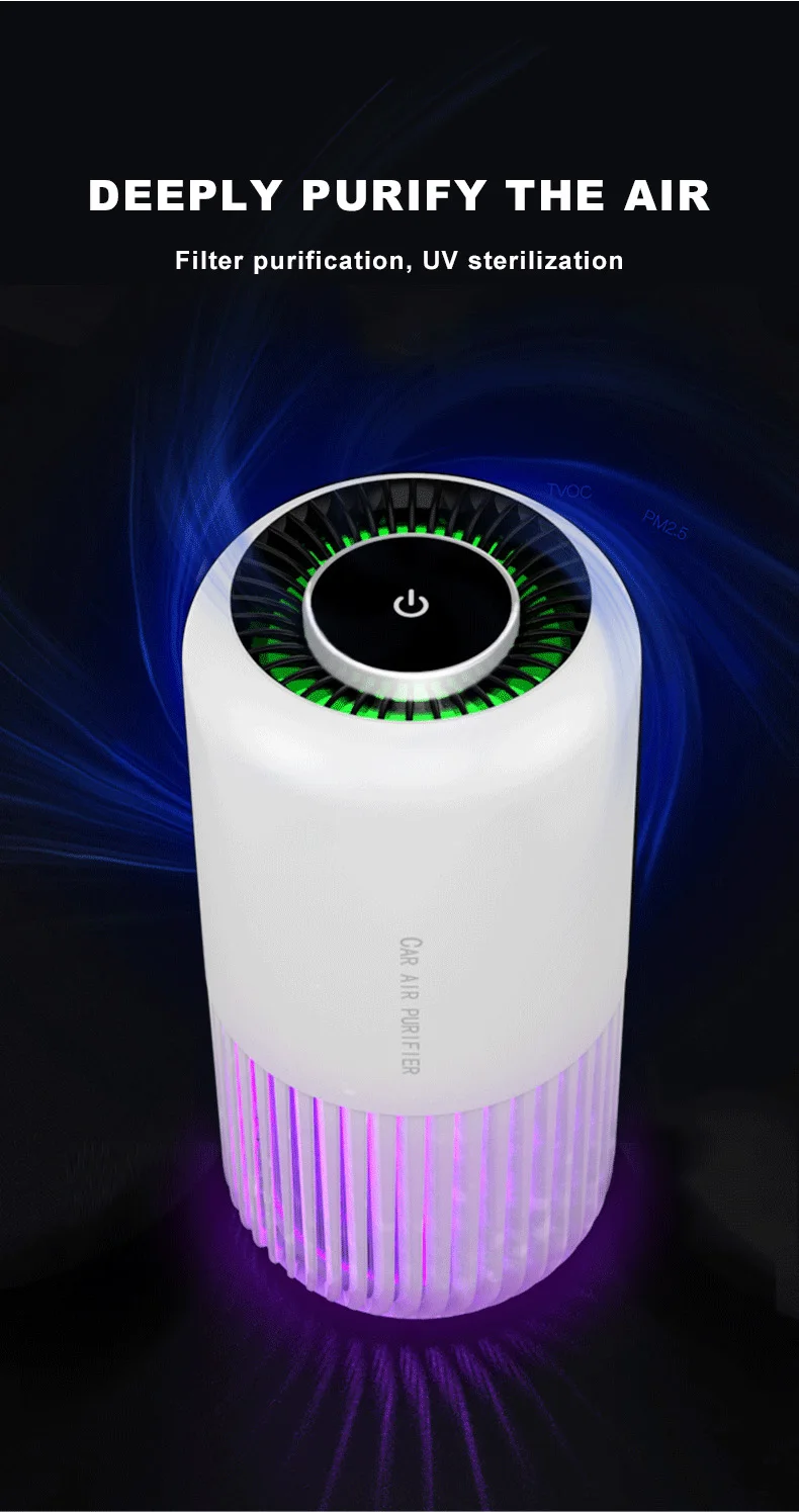 

Car Humidifier Car Air Purifier Oxygen Bar USB Aromatherapy New Portable Small Silent Mini Spray
