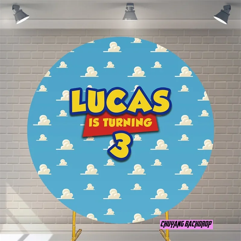 Фон для фотосъемки с изображением героев мультфильма История игрушек