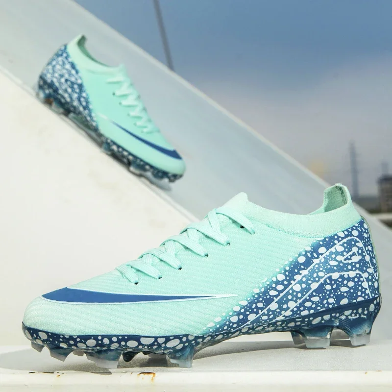New Professional Soccer Shoes Society TF/FG Futsal Sports Outdoor Grass Kids Football Boots Comfortable Zapatos De Futbol
