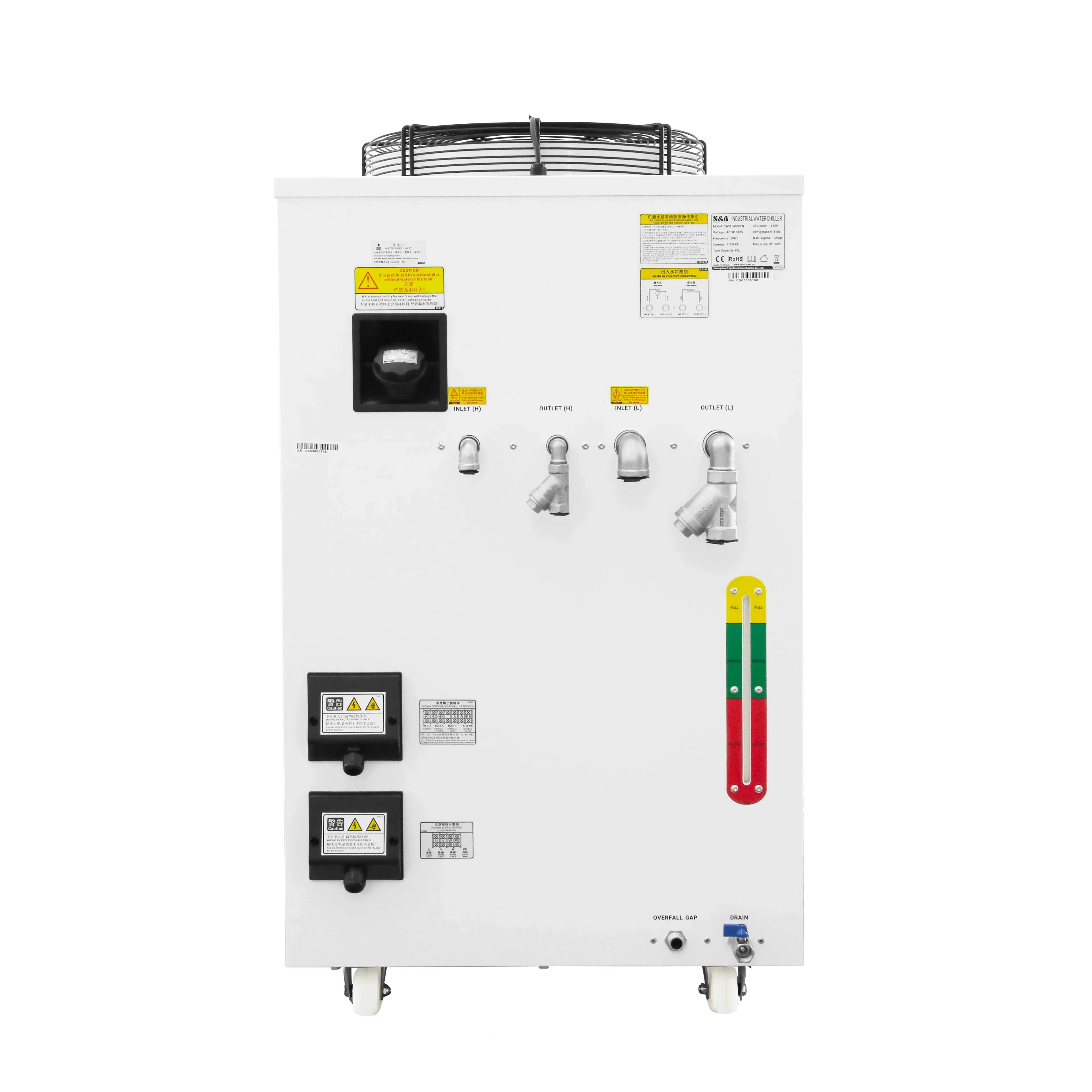 S&ampA Заводская цена CWFL-4000 Волоконный лазерный сварочный охлаждающий аппарат