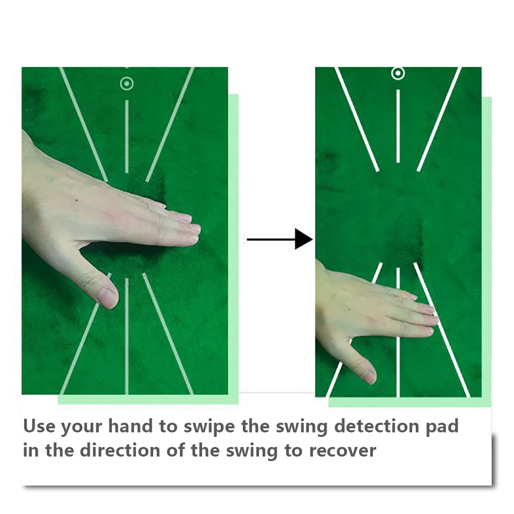 

Коврик для тренировок по гольфу, портативный анализатор дорожки с функцией отслеживания движения