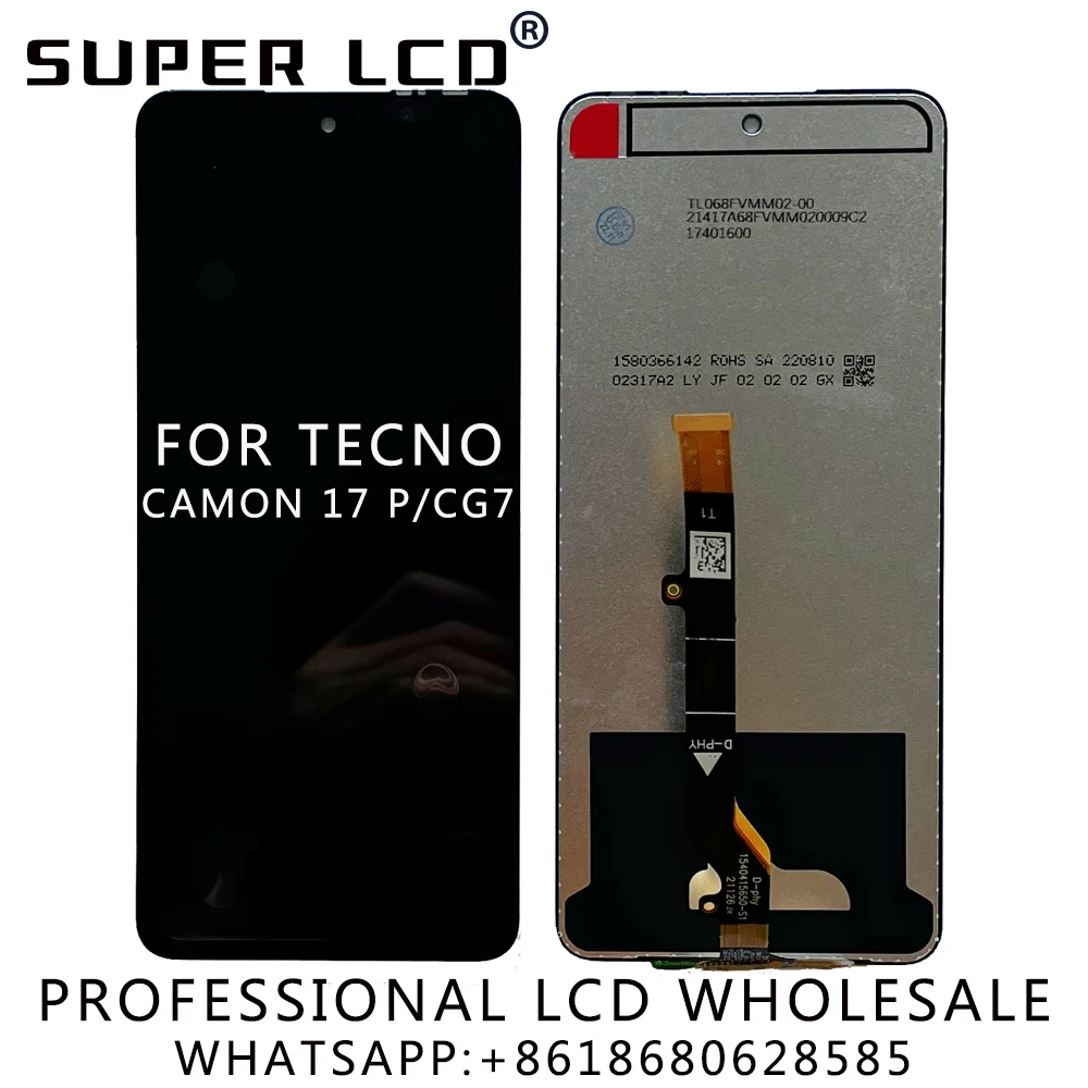

For Tecno Camon 7P CG7 CG7n LCD Replacement Mobile Phone Display Touch Digitizer Screen Repair Assembly