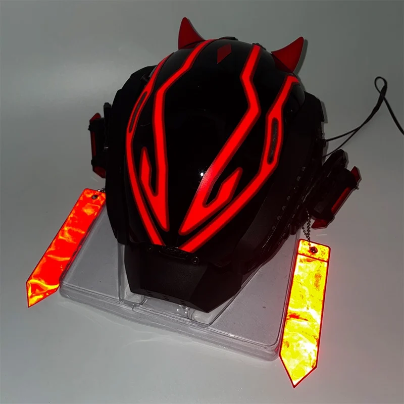

CyberPunk Mask Cosplay Stage Property Night City SCI-FI With No Lamps Halloween Festival Party Cyber Punk Diablo Style Gifts