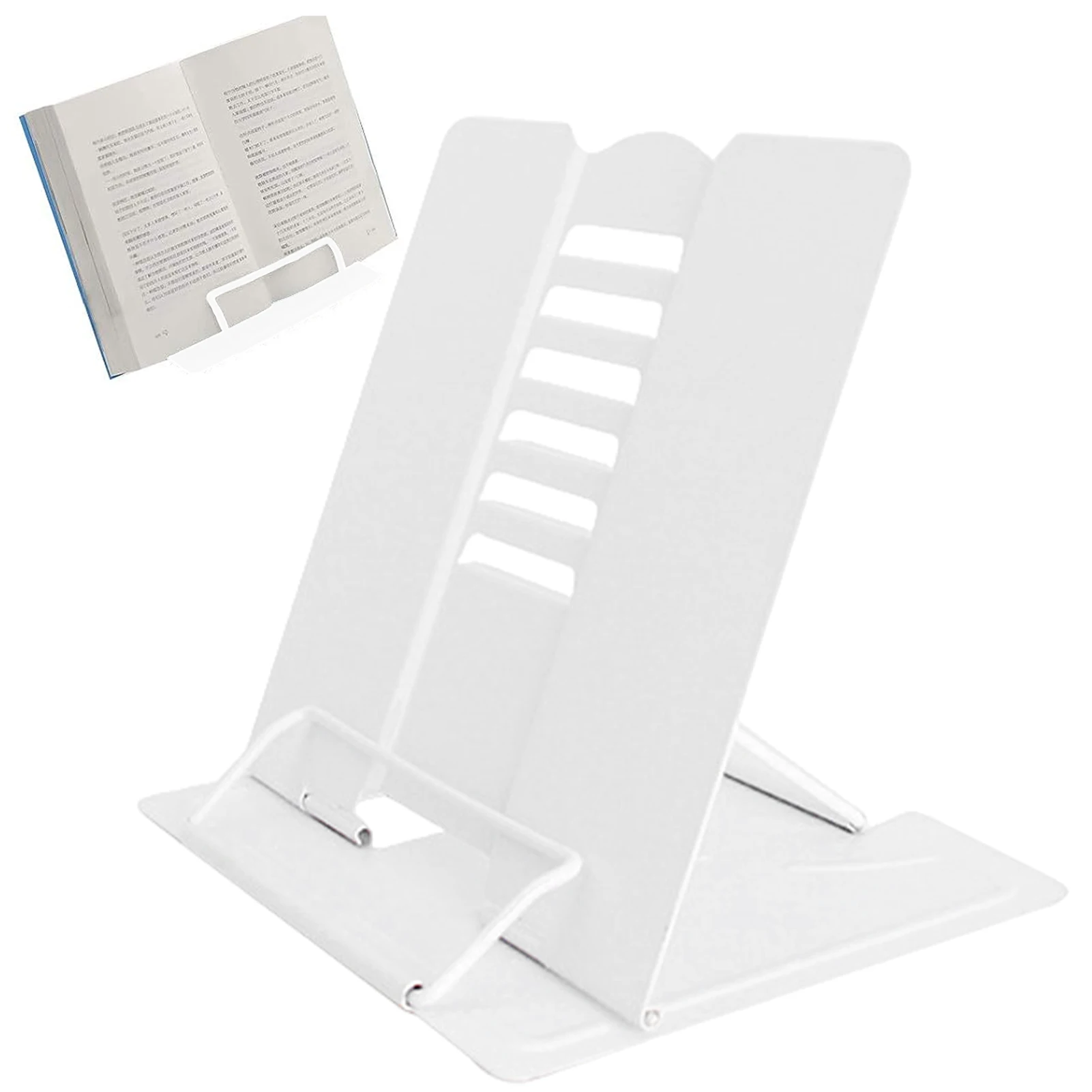 

Library For Reading Office Book Stand Document Home Multifunctional Correct Sitting Posture Adjustable Angle Metal Portable Menu