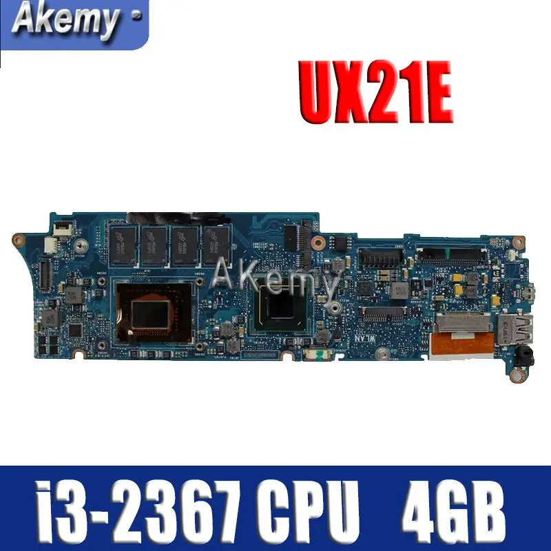 

Amazoon UX21E With i3-2367 CPU 4GB RAM Mainboard For Asus UX21 UX21E Laptop Motherboard 60-N93MB2B00 100% Tested Working