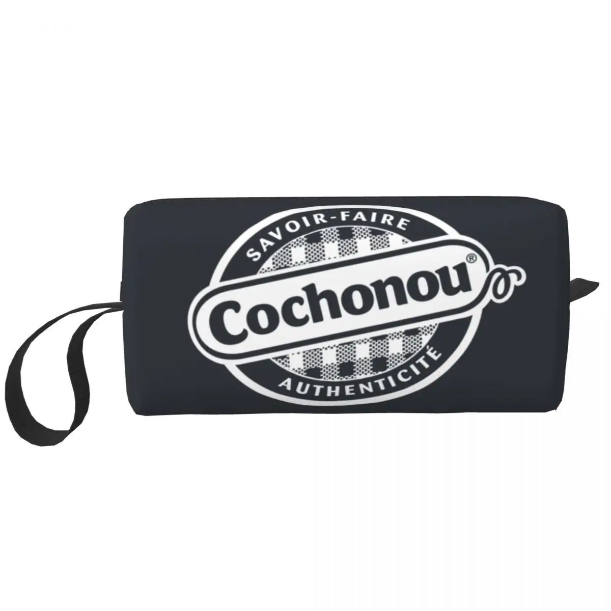 

Custom Pig Cochonou Travel Cosmetic Bag Women Toiletry Makeup Organizer Ladies Beauty Storage Dopp Kit