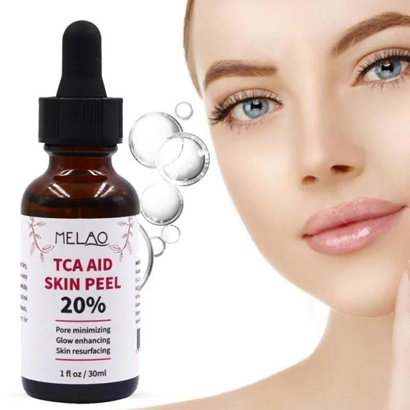 

30ml Tca Aid Skin Peel Trichloroaectic Acid 20% Skin Peel Pore Minizing Wrinkles Spots Skin Care Face Serum Free Shipping