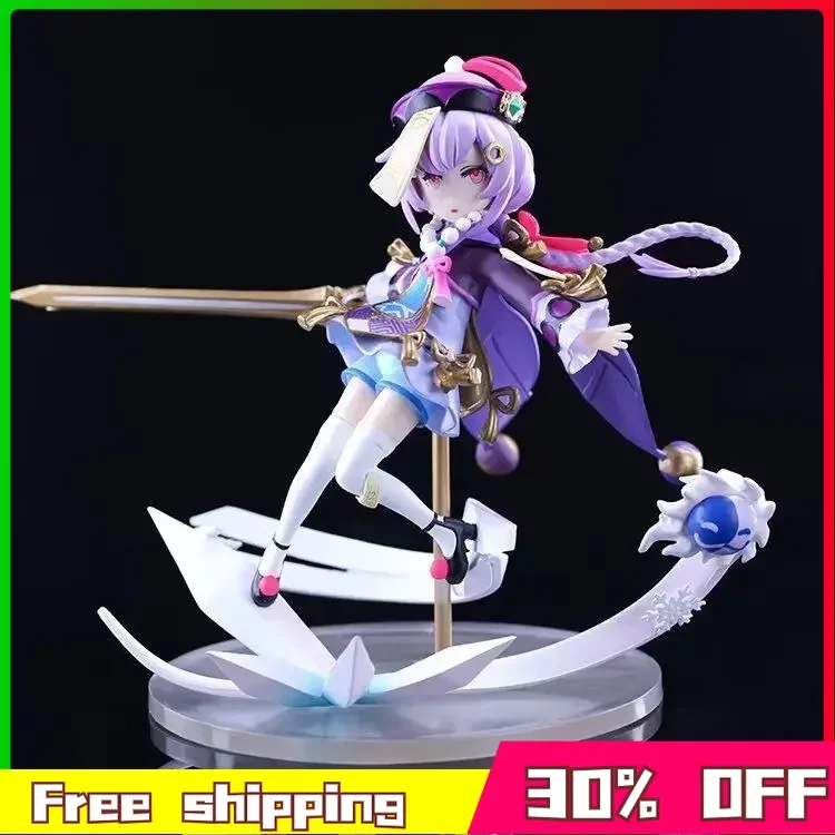 

Genshin Impact Game Action Figures Premium Version Cute Qiqi Kawaii Figure Animation Peripherals Figures Collectible Toy Gift