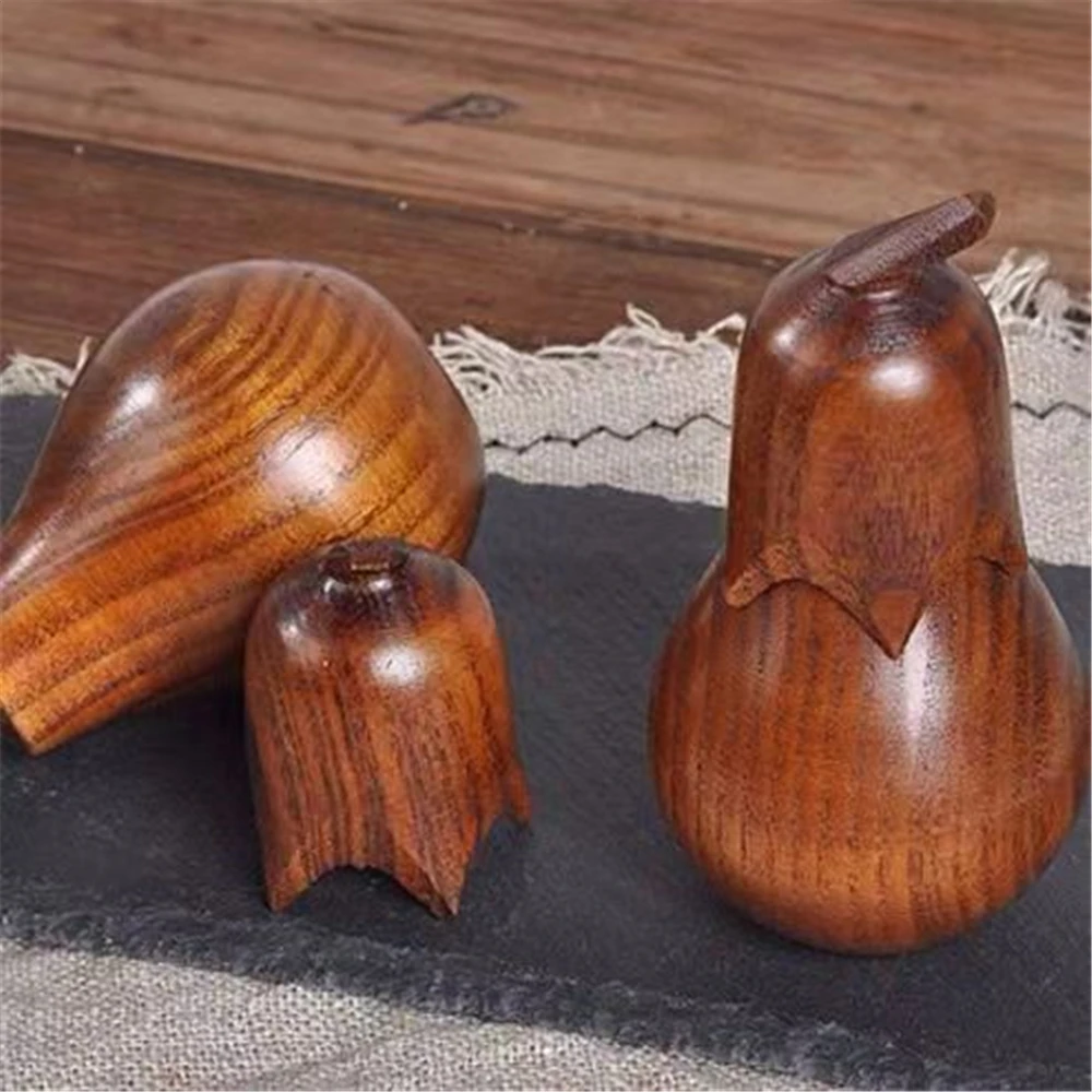 Деревянная коробка для зубочисток грибная форма тыквы деревянный держатель