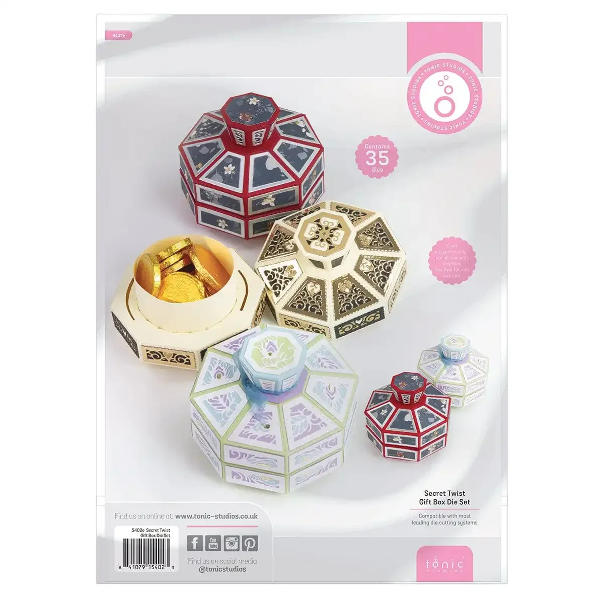 Таинственный Твист в подарочной 3D коробке металлические штампы для вырезания