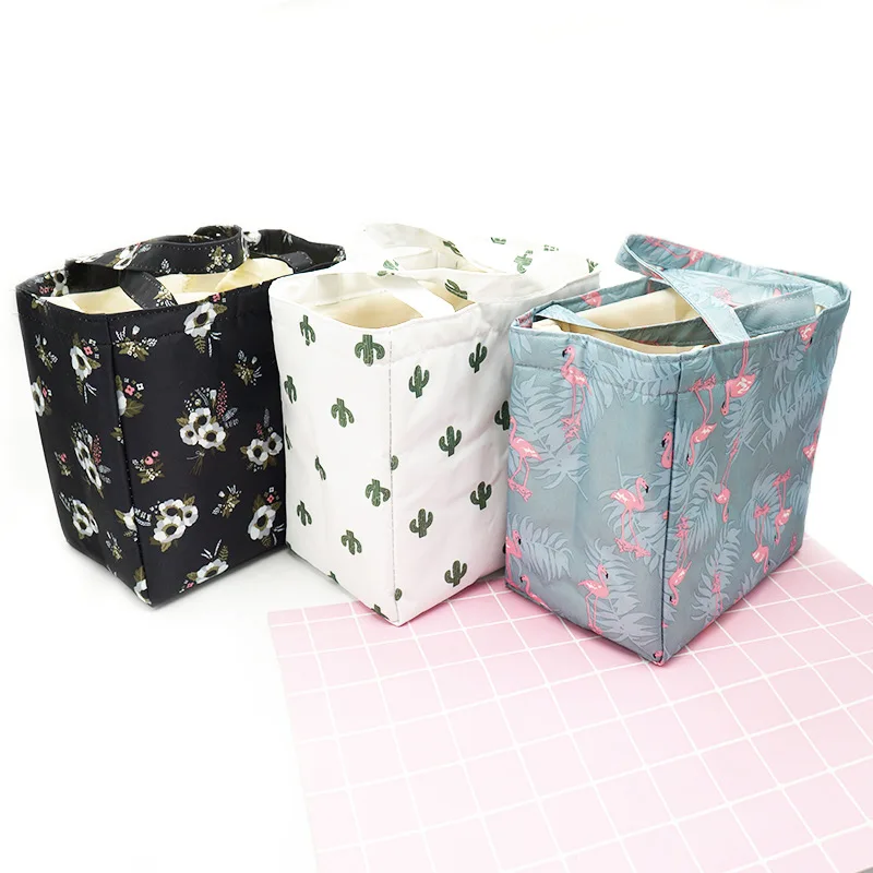 

New Fresh Insulation Cold Bales Thermal Oxford Lunch Bag Waterproof Convenient Leisure Bag Cute Cuctas Tote 1PC