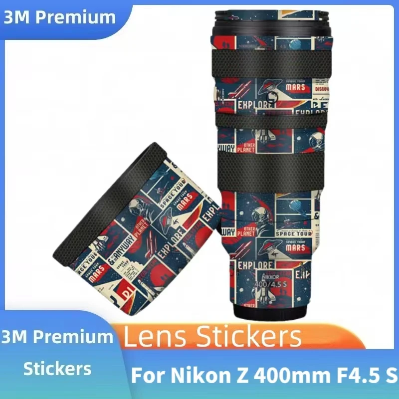 Для NIKKOR Z400 4 5 VR S мм наклейка на кожу виниловая пленка защитная для объектива тела