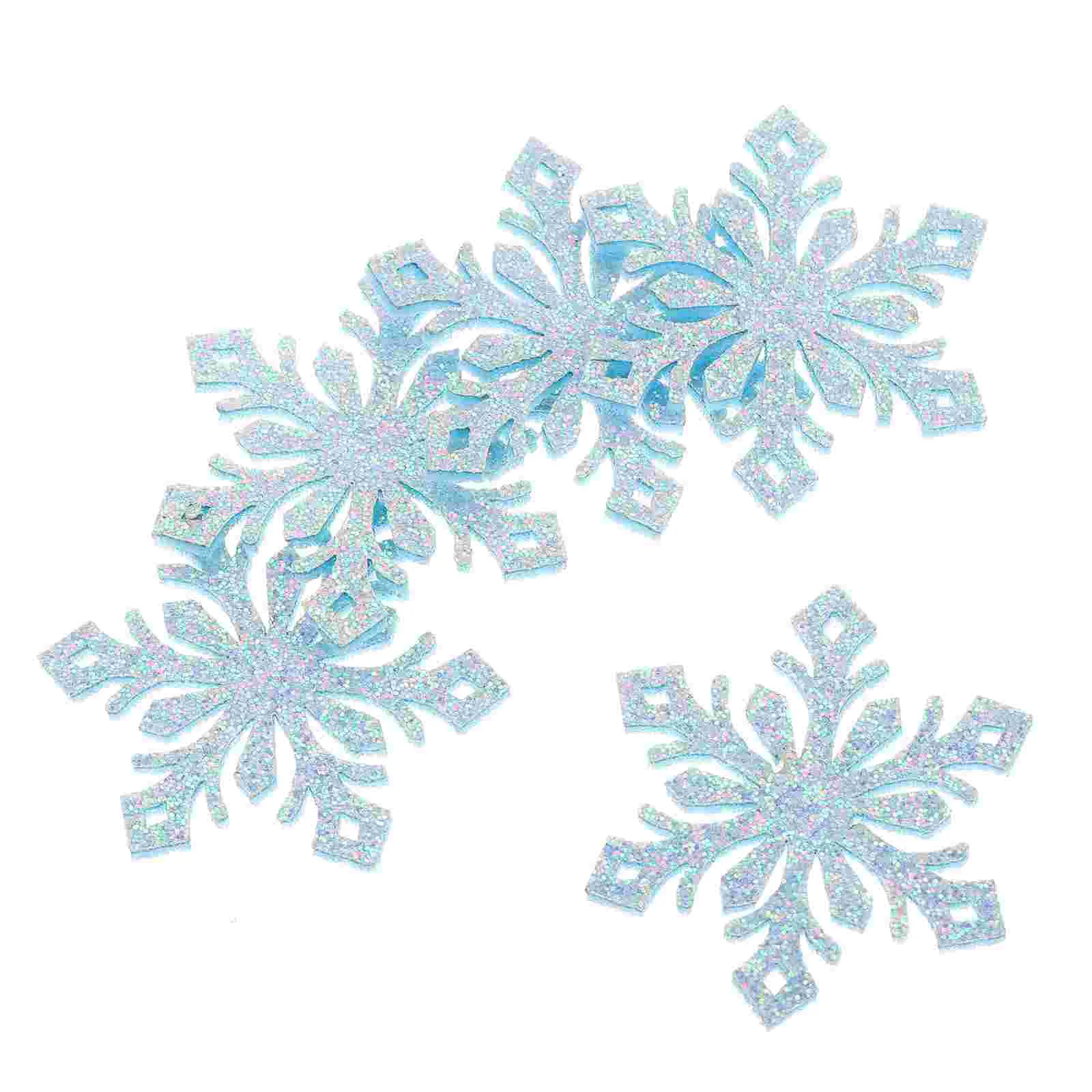 

Snowflake Hair Diy Christmas Clip Clips Accessories Embellishments Rhinestone Gold Sewing Ornaments Glitter Appliques