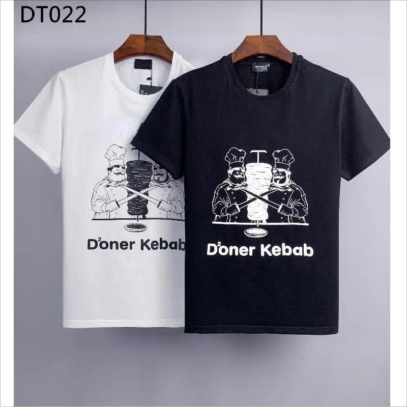 

Men's Letter Short Sleeve T-Shirt Casual Trendy Top Tees DT022