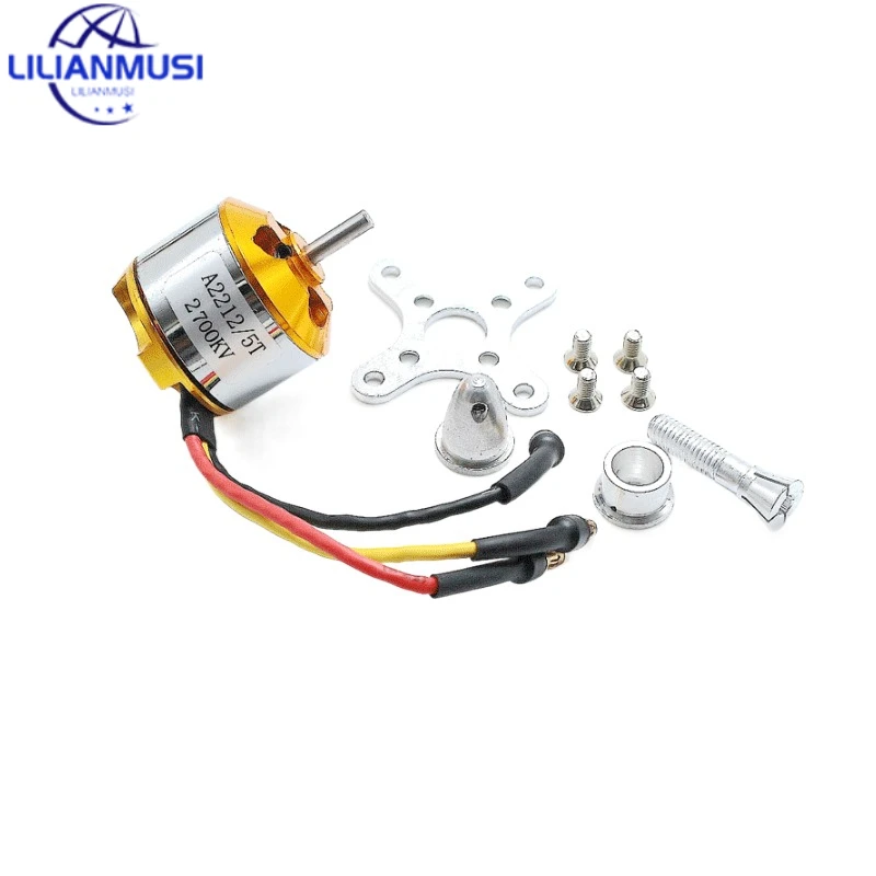 Бесщеточный двигатель A2212, 930KV 1000KV 1400KV 2200KV 2450KV для РУ самолета, мультикоптера, бесщеточный электродвигатель с внешним ротором