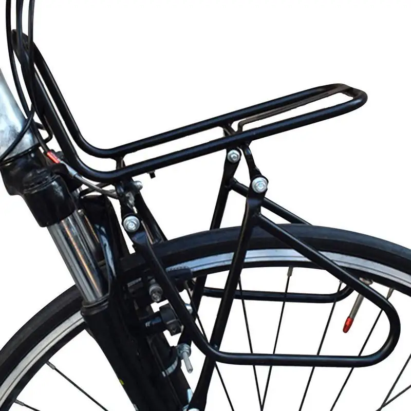 

Велосипедная передняя стойка Pannier, дорожный велосипед, багажник, полка для багажа, кронштейн, передняя велосипедная корзина, держатель с нагрузкой 15 кг