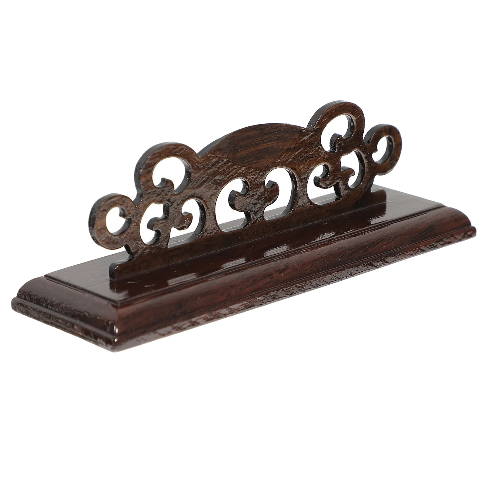

Fan Display Stand Chinese Holder Folding Fans Stands Rack Wood Wooden House Decorations Home
