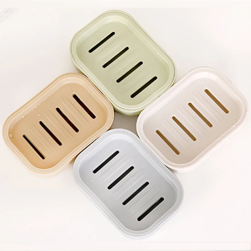 

Soap Dispenser Plate Case Plastic Soap Box Bathroom Dish Soap Holder Generous Simple Storage Rack Travel Boxes For Home Shower