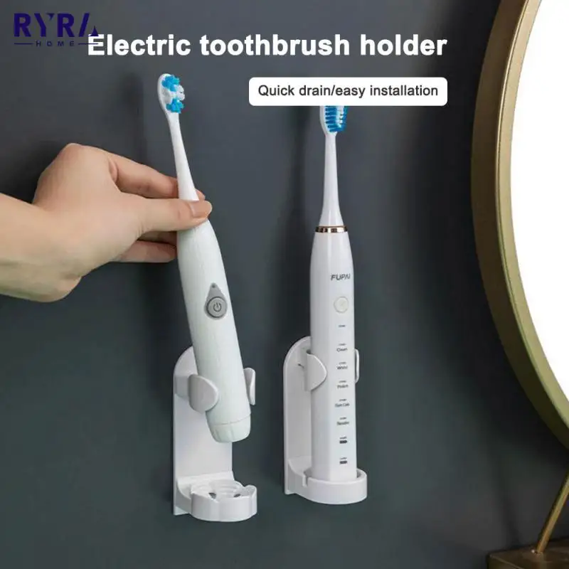 

Creative Traceless Electric Toothbrush Holder Stand Rack Organizer Bathroom Wall-Mounted Holder Space Saving Toothbrush Holder