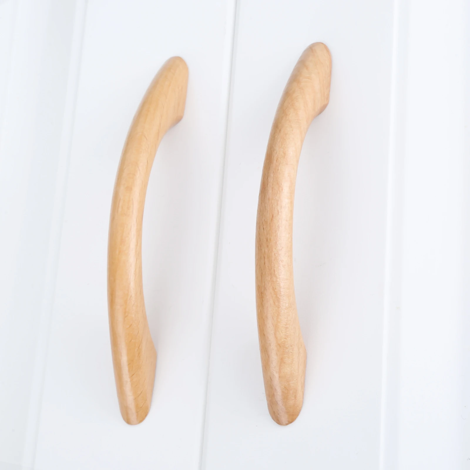 

Деревянные ручки для шкафов красные 64/96/128 мм