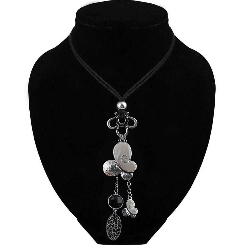 

Modern Necklace Alloy Heart Long Necklace Popular Classic Co-Jin Pisheng