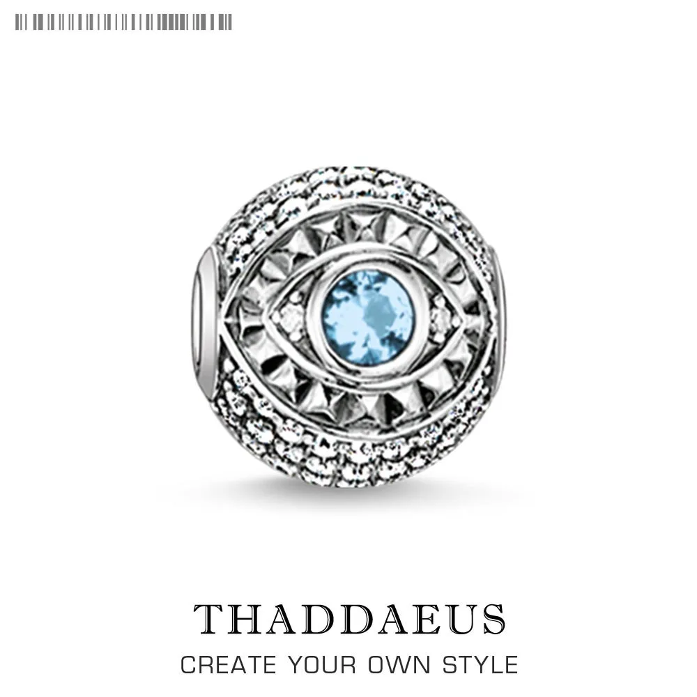 

Beads Nazar's Eye 925 Sterling Silver Charm Jewelry Accessories Gift For Women & Men