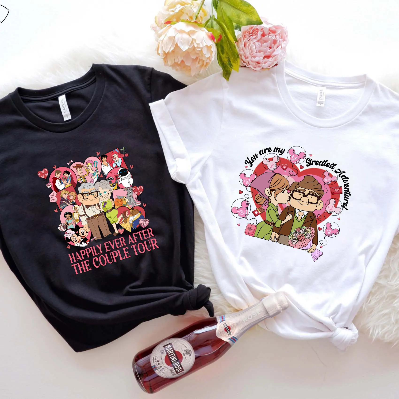 День святого Валентина Любовь Элли и Карл УП Фильм Утюг наклейки Теплопередающие