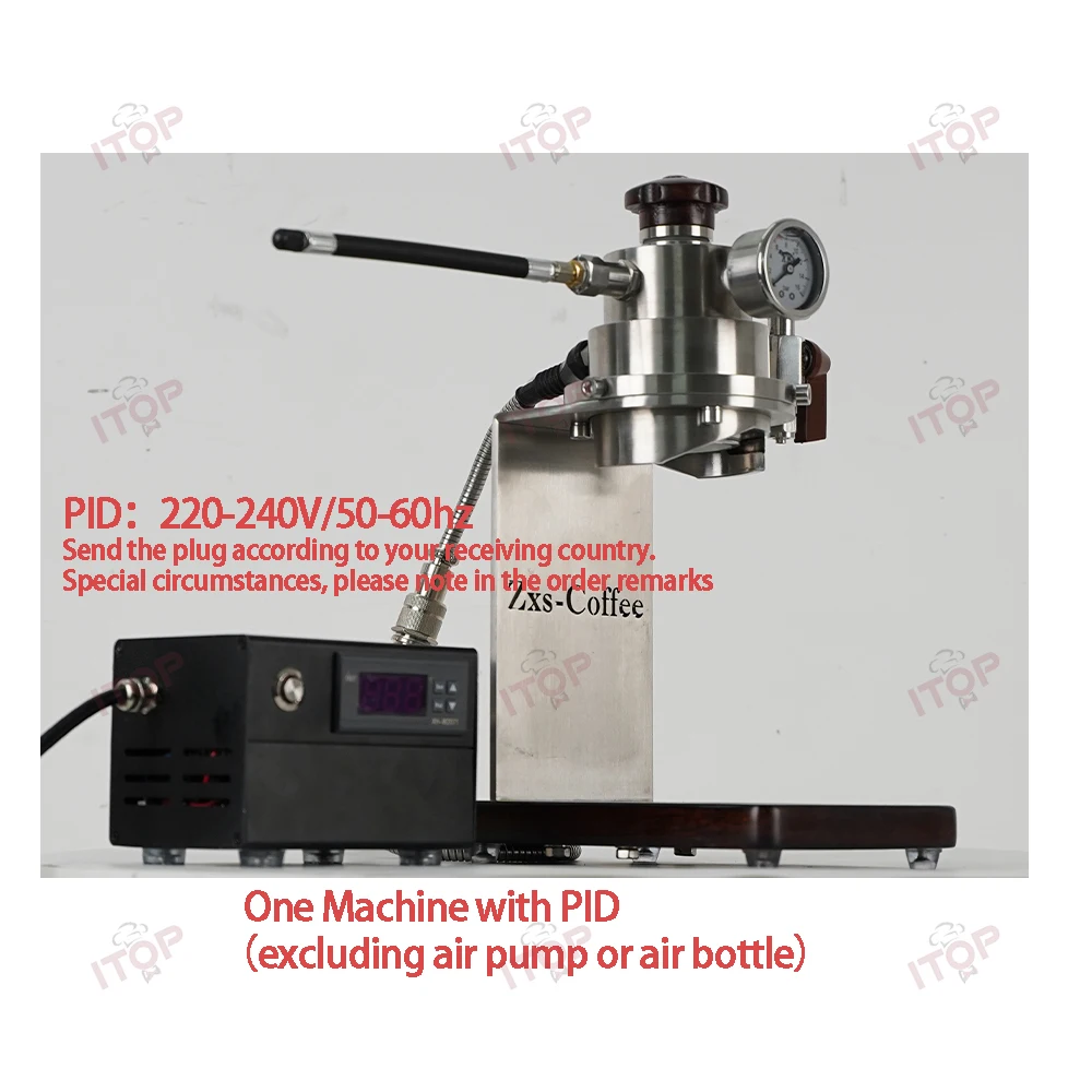 

Пневматическая кофемашина ITOP с PID-генератором для эспрессо, итальянская кофемашина для кемпинга с воздушным насосом или баллоном с CO2