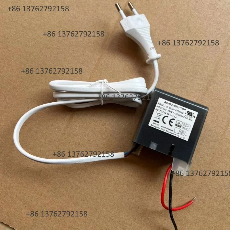 Фото Зарядное устройство 12В 1.5А YLS0184-S120150, совместимое с ирригаторами Oral-B WP660, WP662, WP670, WP674, WP676, запасные части №1