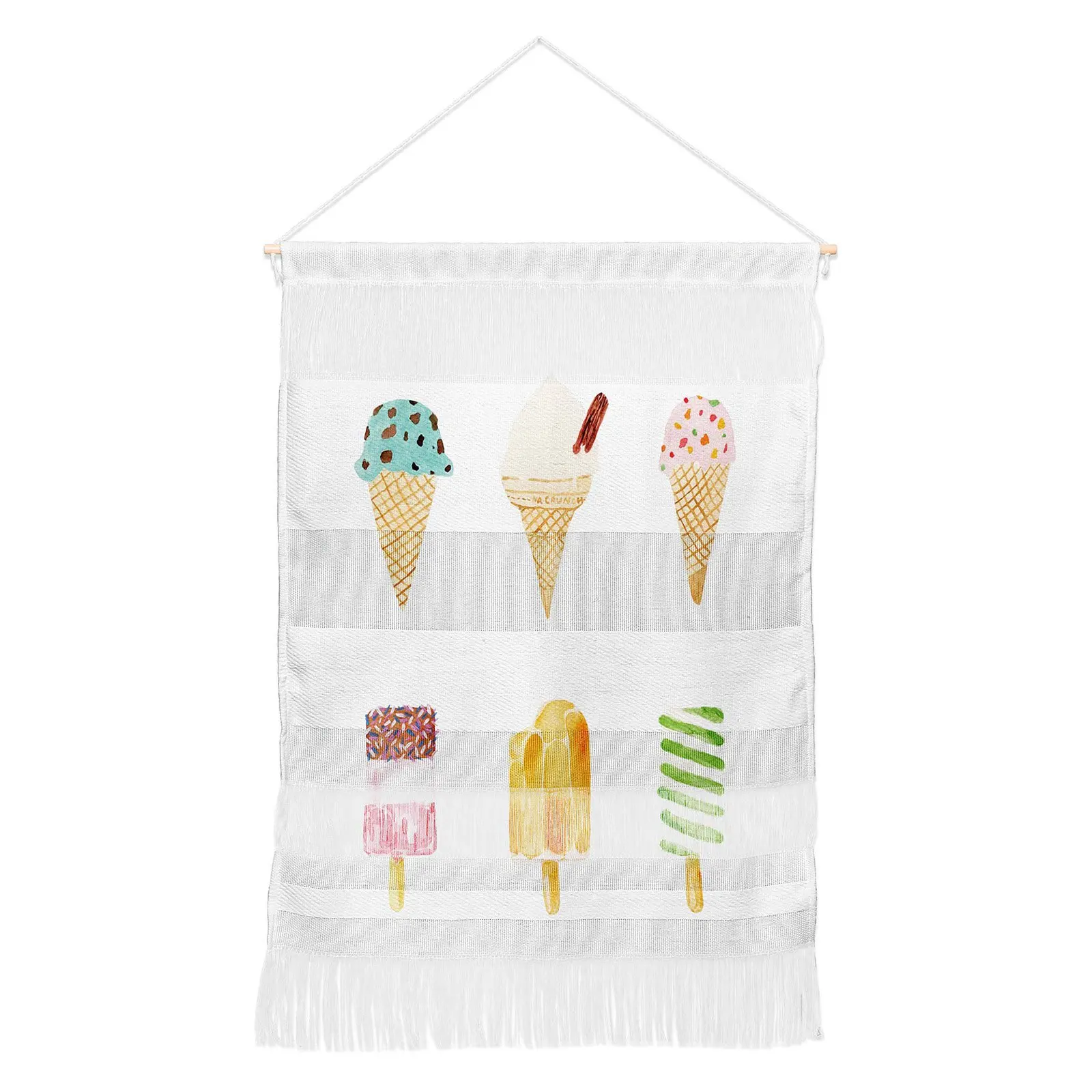 

Free Shipping Laura Redburn Ice Cream Selection Hanging Tapestry