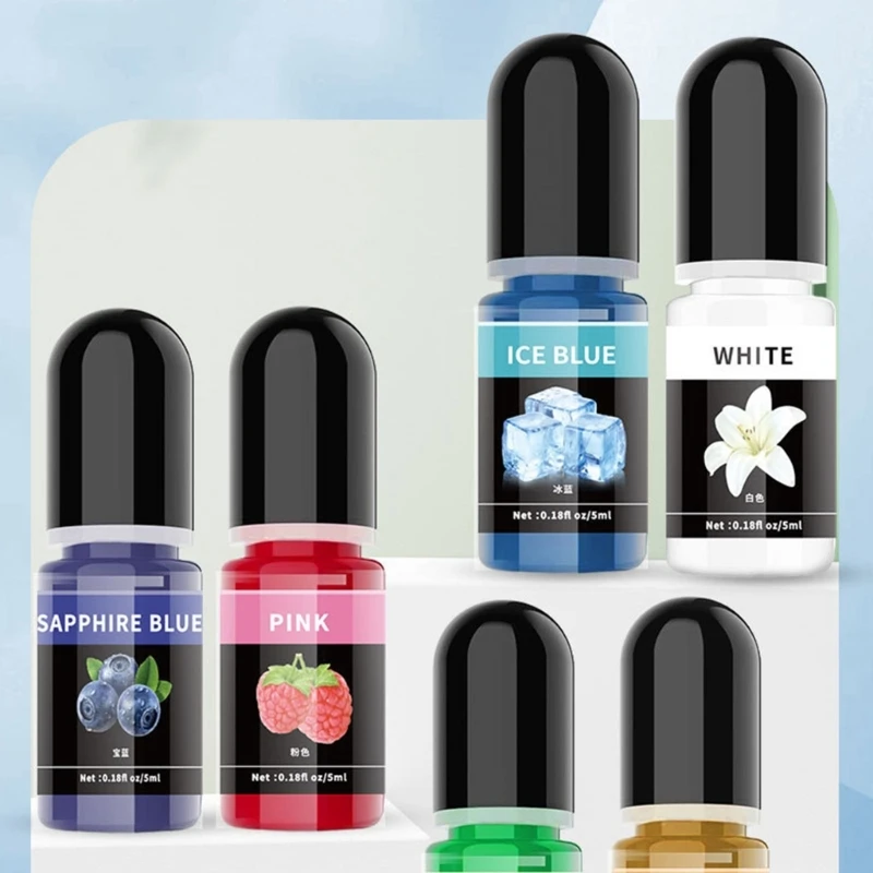 Креативные красители на основе эпоксидной смолы 30 шт. в упаковке 5 мл портативные