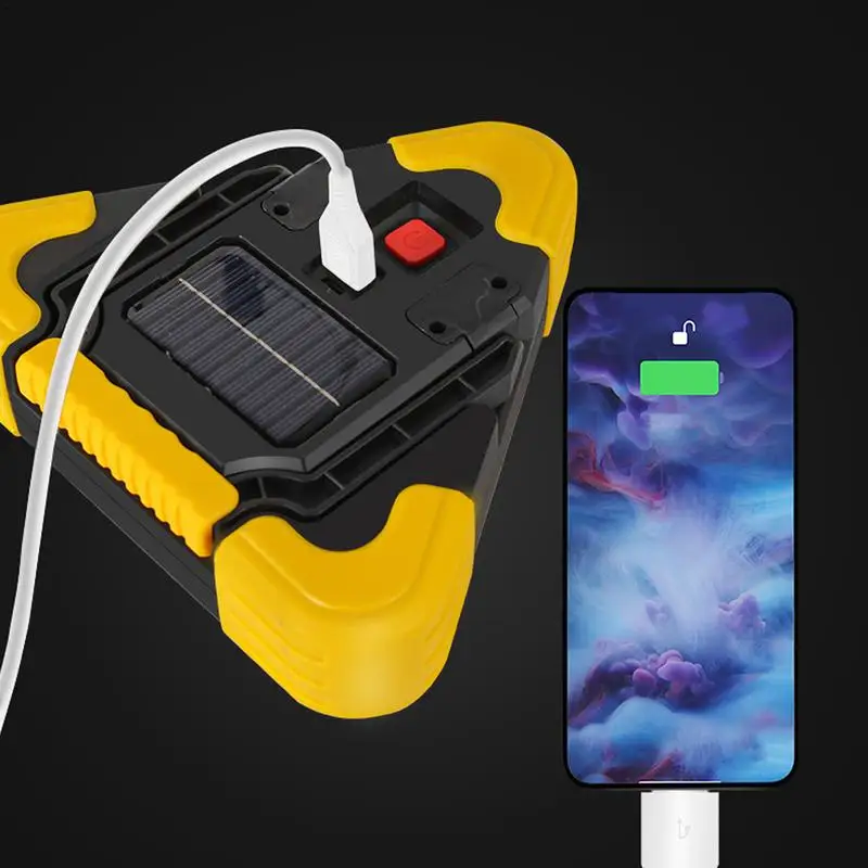 Треугольная вспышка с питанием от солнечной энергии