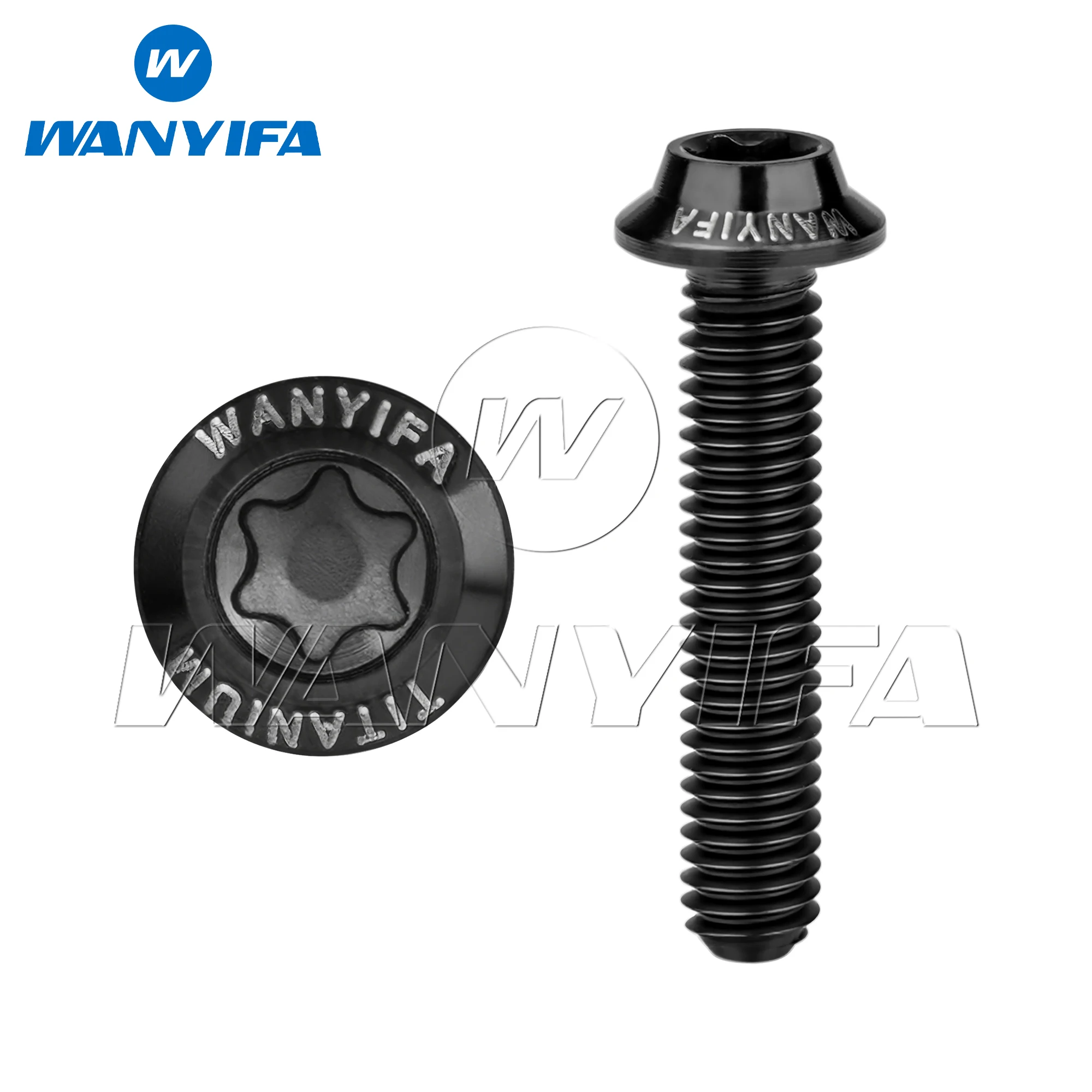 Wanyifa Титановые болты M3x6 8 10 12 15 18 20 мм Torx T10