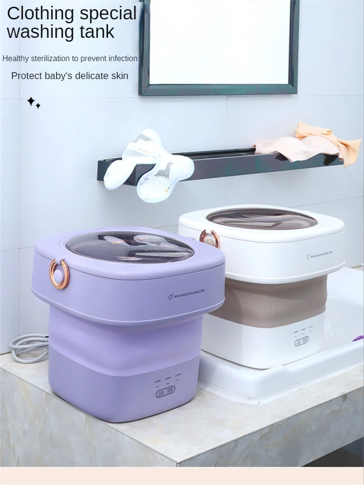 

Folding Washing Machine Mini Washing Machine Underwear Underwear Washing Socks Artifact Small Lazy Special Washing Machine