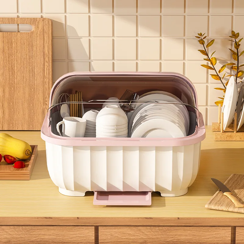 

Draining Rack Bowls Chopsticks Storage Box Bowls And Tableware Box Cupboard Kitchen Bowls And Dishes Storage Rack Dishes