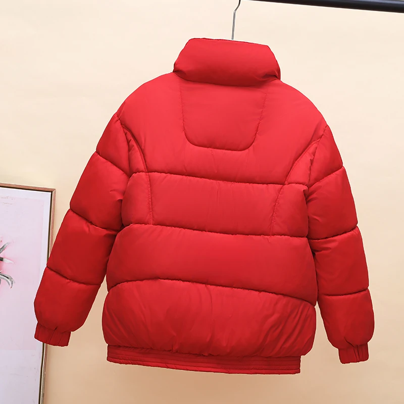 Короткая теплая куртка женская зимняя новинка корейский свободный зимний