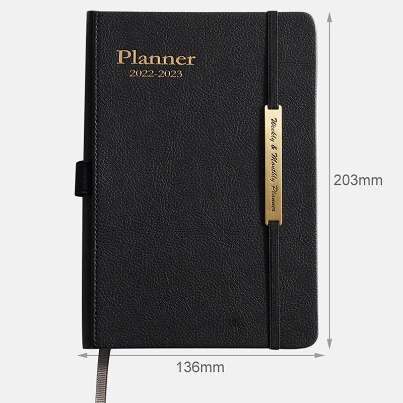 

2022-2023 Weekly/Monthly Planner, Calendar, Agenda, Organizer, 5" x 8" Office Agenda Organizer Time Management Notebook
