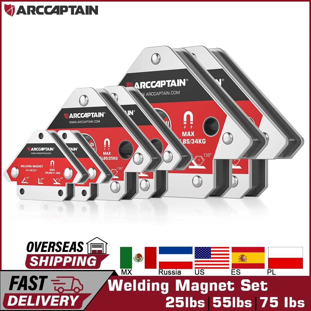 ARCCAPTAIN Сварочные магнитные сварочные держатели Угловая припойная стрелка Магнит