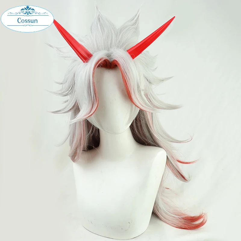 

Atataki Itto Cosplay Wig Game Genshin Impact Arataki Itto Cosplay 80cm Heat Resistant Synthetic Hair Peluca Anime Wigs