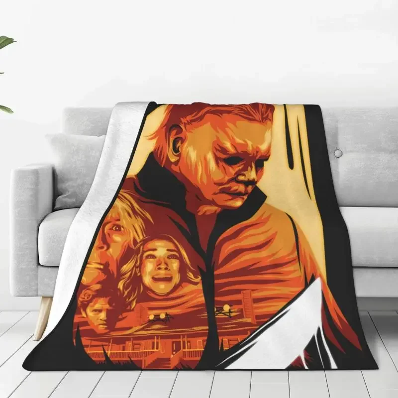 

Майкл Майерс, Хэллоуин, одеяла из фильма ужасов, популярное фланелевое одеяло, постельное белье для спальни