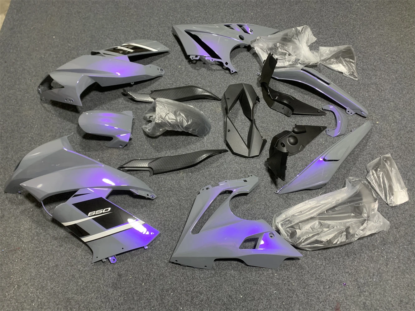 Комплект обтекателей для мотоцикла подходит Kawasaki ER-4F 09-11 лет ER-6F 2009 2010 2011