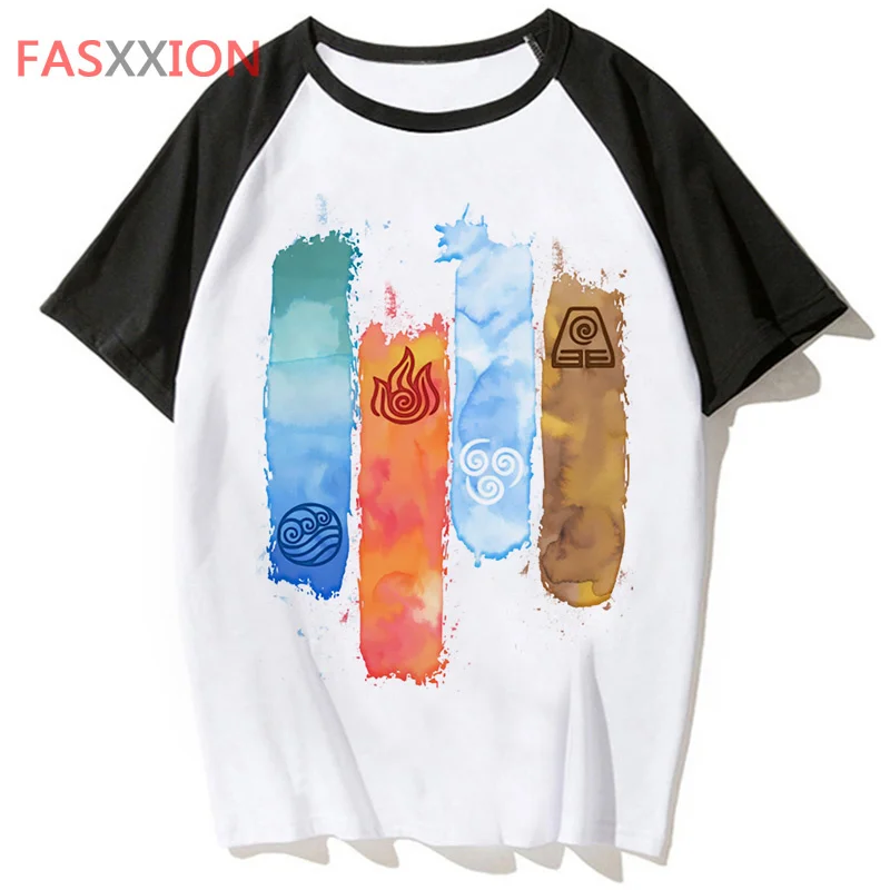 

avatar la leyenda de aang t shirt clothing tee t-shirt harajuku men funny top streetwear for hip male tshirt hop