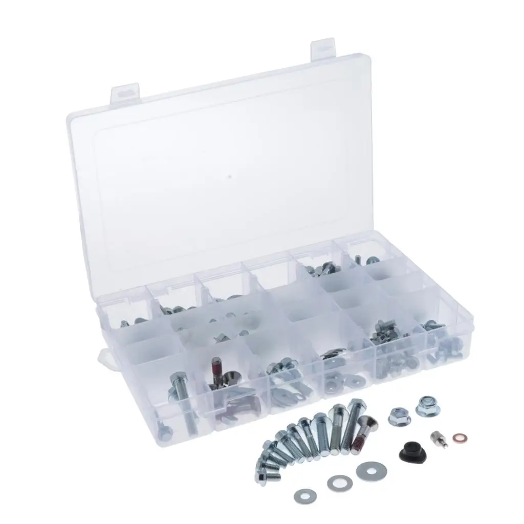 

200 шт., набор гаек и болтов для мотоцикла Kawasaki 2003 + KX KXF