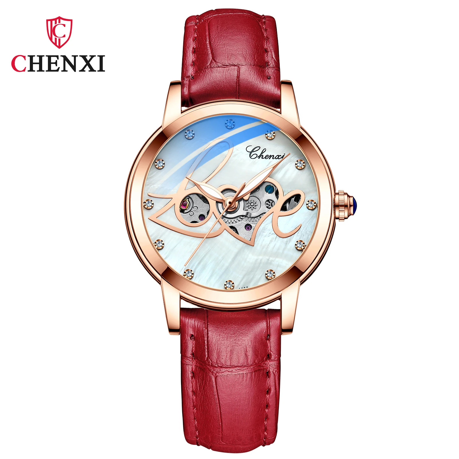 Часы наручные женские механические брендовые Роскошные водонепроницаемые