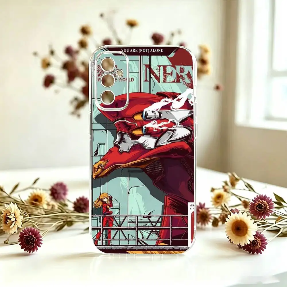 Фото Чехол для телефона EVA n-Neon g-Genesis e-Evangelion, прозрачный силиконовый мягкий чехол для Samsung A10,12,20,21S,30,31,40,50,51,52,70,71 №2