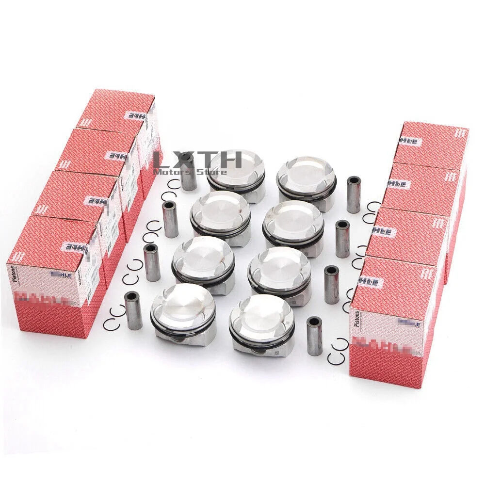 Набор 8 поршней и колец STD A 11257613626 11257574822 11257576475 Для BMW 550i 750i X5 F10 F02 F07 E70 E71 N63B44A 4