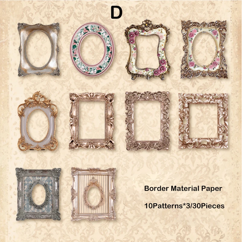 Journamm набор рамок для скрапбукинга 30 шт.