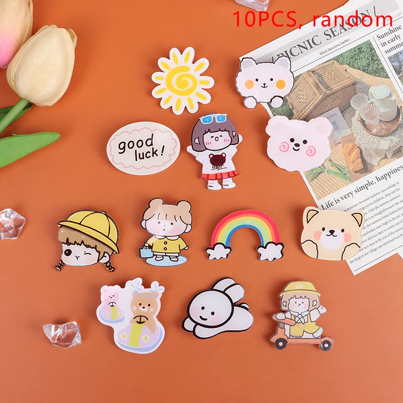 

10PCS Cute Japanese Brooch Trendy Pin Badge Accessories Cartoon Girl Kids DIY Backpack Bag Badge