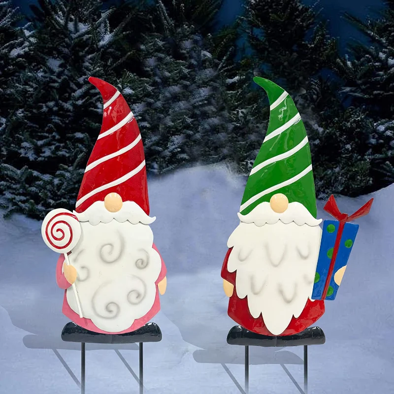 

Рождественский знак гнома, садовое искусство, шведская стойка Tomte для двора, газона, патио, декоративное украшение, Рождественский Декор